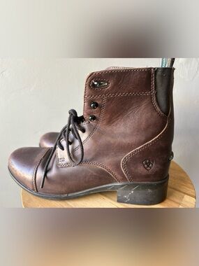 Ariat Brown Leather Boots ~ Size label 3/34